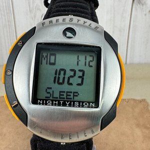 Vintage Rare Free Style Sports Instrument, Altimeter, Clock, Night Visio…
